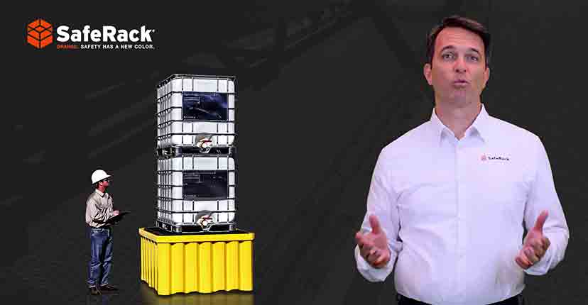 SafeRack Spill Containment – IBC and Drum