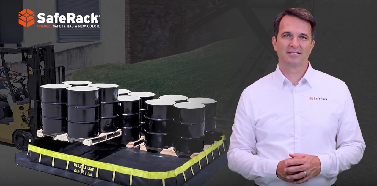 SafeRack Spill Containment IBC and Drum